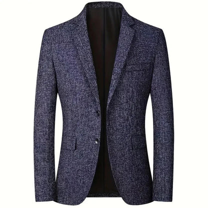 Men's Suit Blazer Elegant Single Breasted