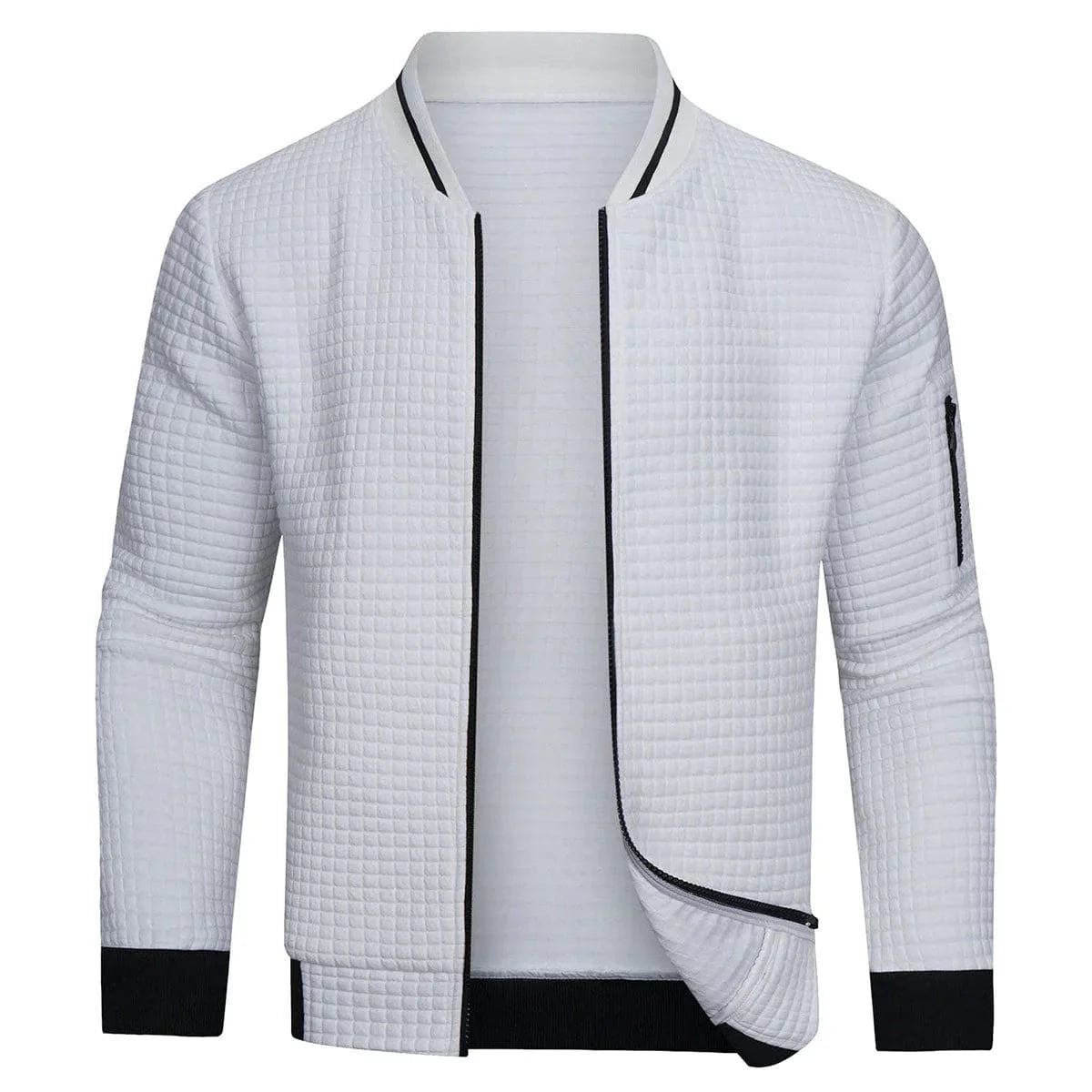 Men's Long Sleeve Zipper Cardigan Casual