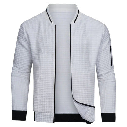 Men's Long Sleeve Zipper Cardigan Casual
