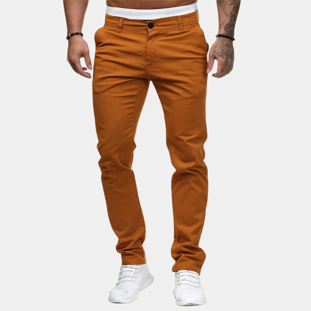 Men's Chino Trousers Skinny Stretch