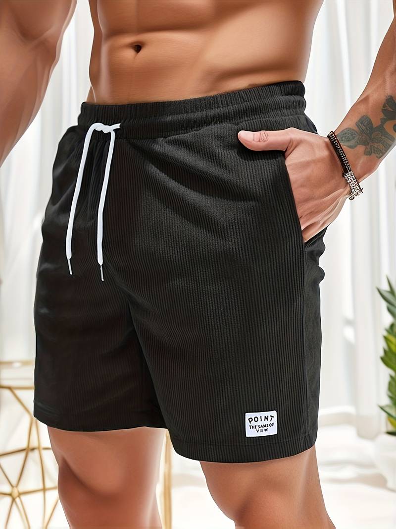 Men's Corduroy Shorts Summer Elegant Elastic