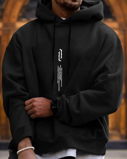 Herren Hoodie Bequem Oversized - IdealeKleiden