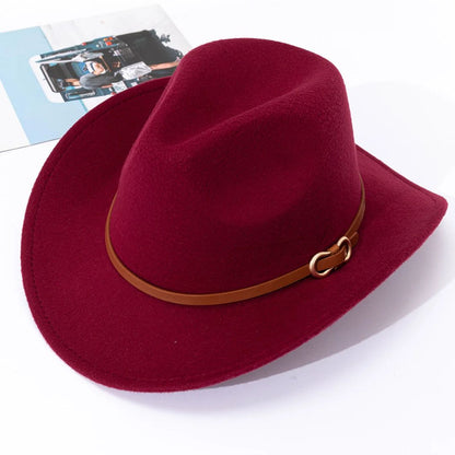 Men's Hat Leather Look Traditional
