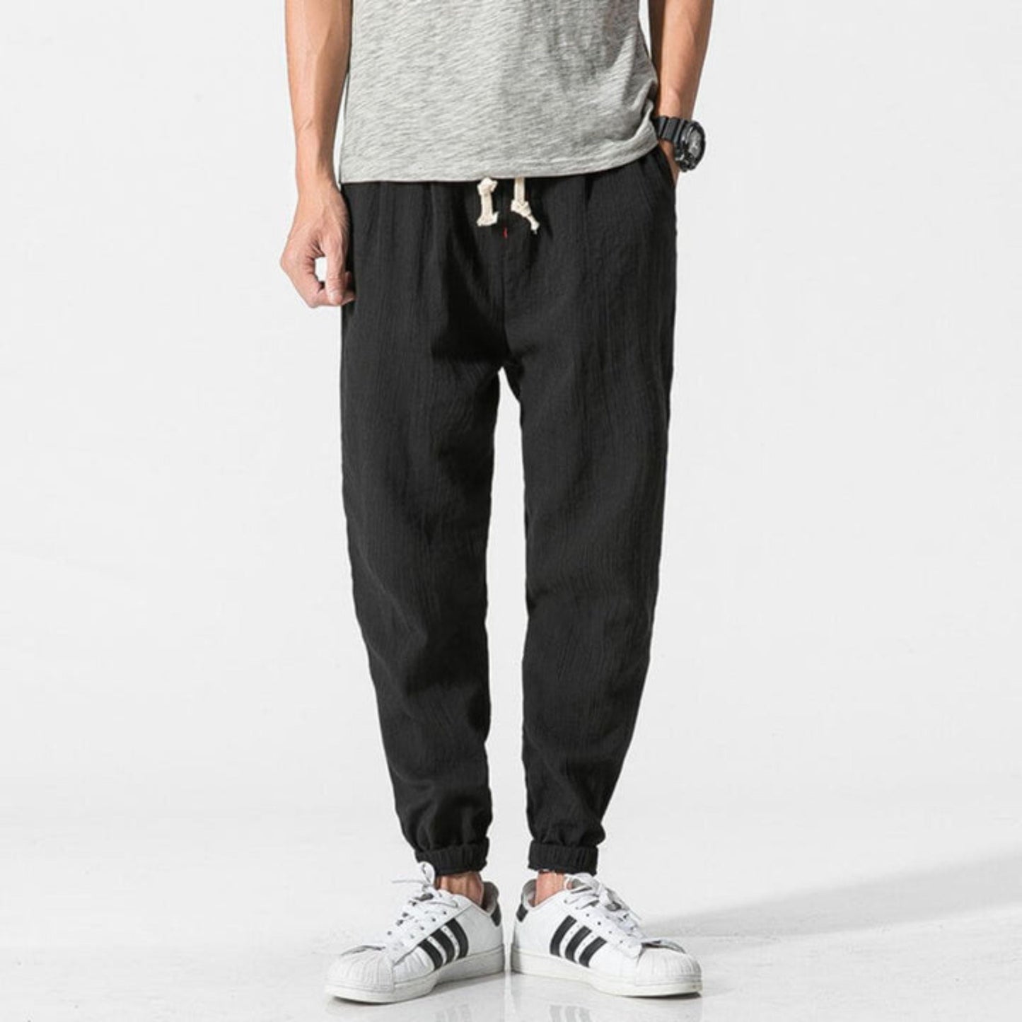 Comfortable Men's Joggers Lightweight Drawstring