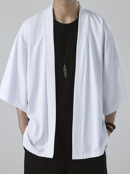 Men's Kimono Overshirt Generous Lightweight