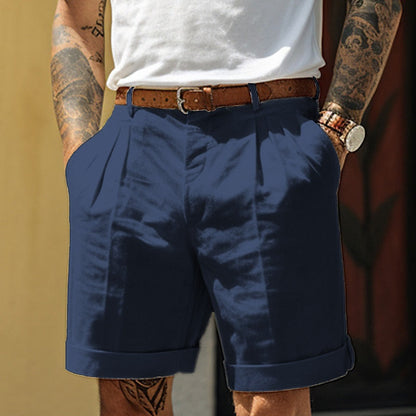 Men's Linen Shorts Summer Comfortable Cotton