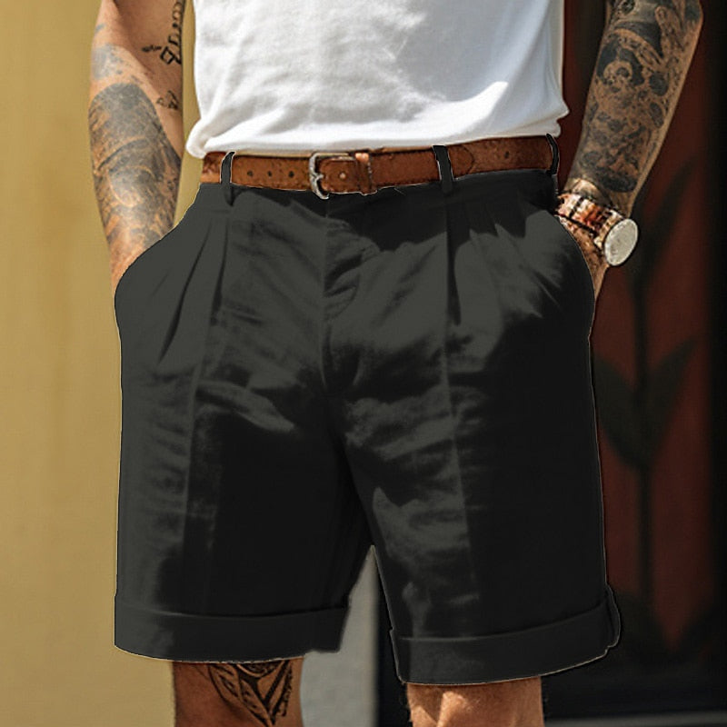 Men's Linen Shorts Summer Comfortable Cotton