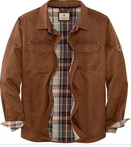 Herren Overshirt Relaxed Jeansstyle Mit Knöpfen - IdealeKleiden