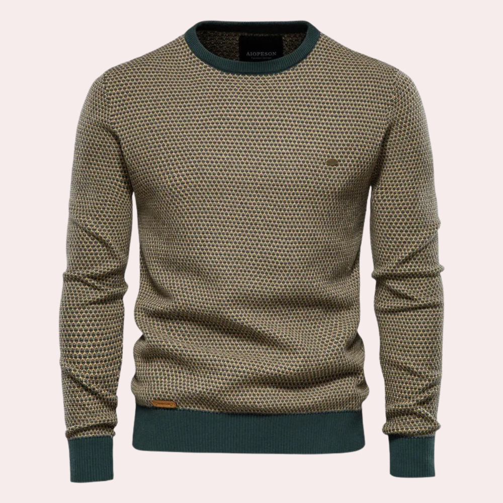Men's Knitted Round Neck Sweater Modern Fit