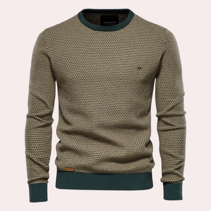 Men's Knitted Round Neck Sweater Modern Fit