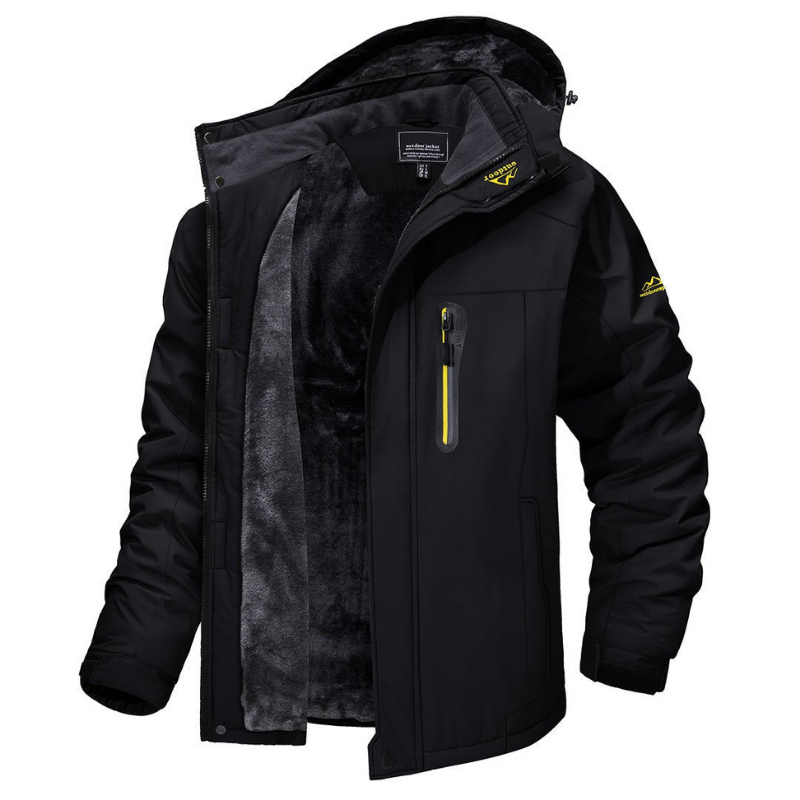 Men's Fleece Lined Windbreaker Jacket