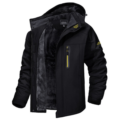 Men's Fleece Lined Windbreaker Jacket