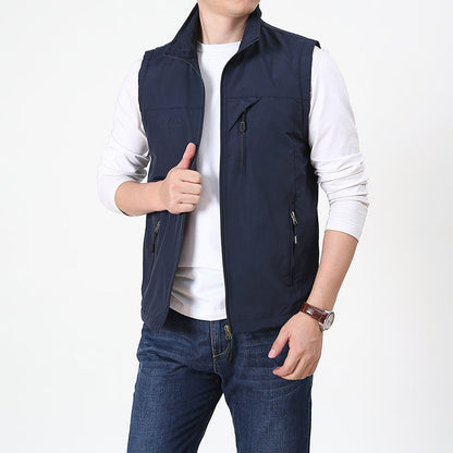 Men's Summer Vest Sleeveless Tactical Gilet