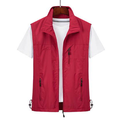 Men's Summer Vest Sleeveless Tactical Gilet