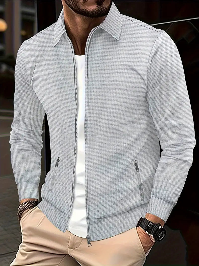 Men's Full-Zip Sweatshirt with Pockets