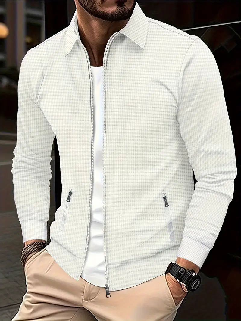 Men's Full-Zip Sweatshirt with Pockets