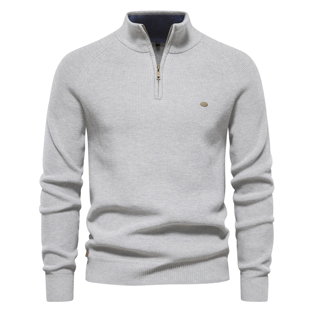 Men's Long Sleeve Zip Sweatshirt