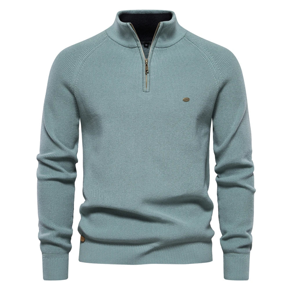 Men's Long Sleeve Zip Sweatshirt