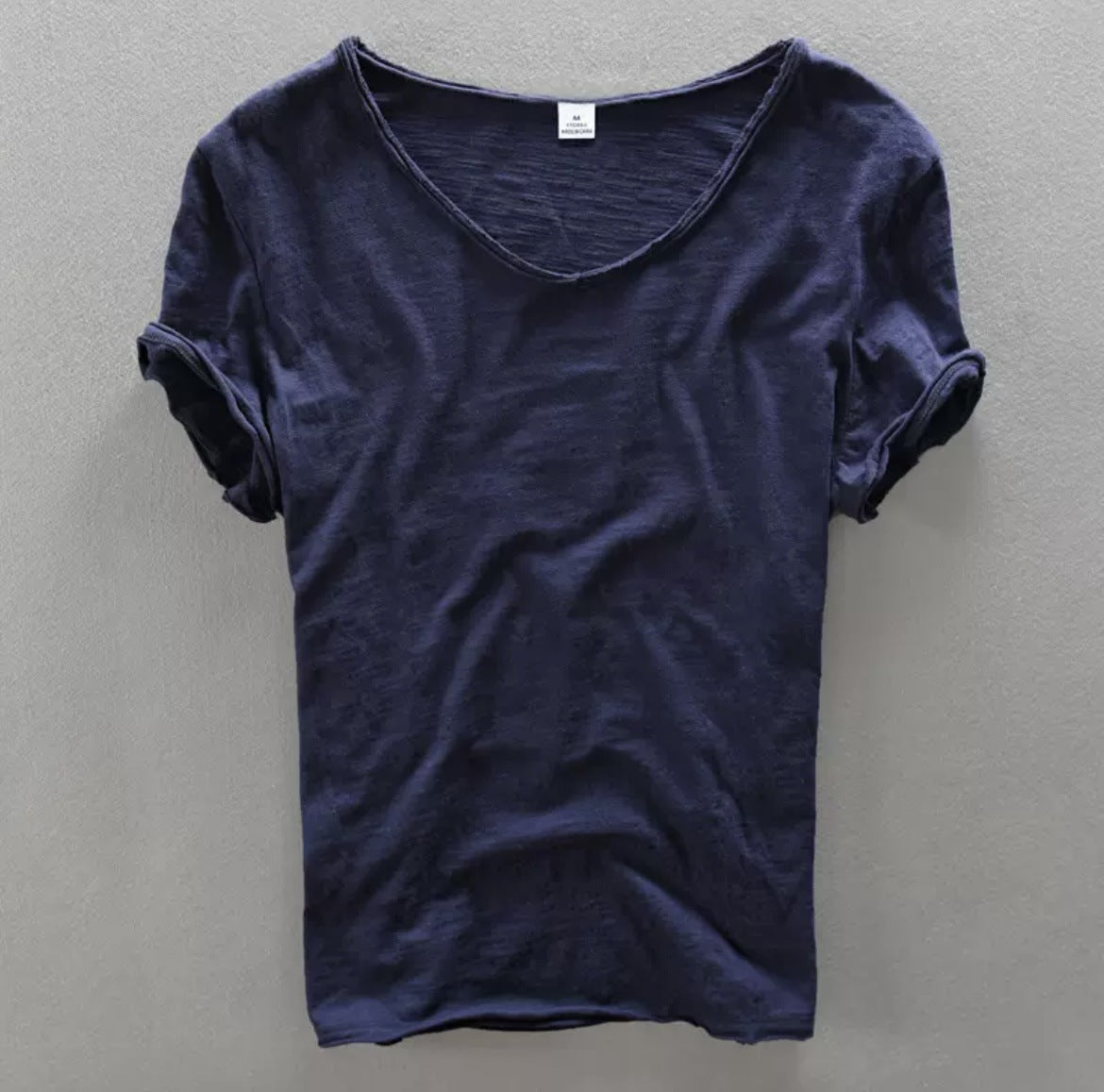 Men's V-Neck T-Shirt Lightweight Cotton