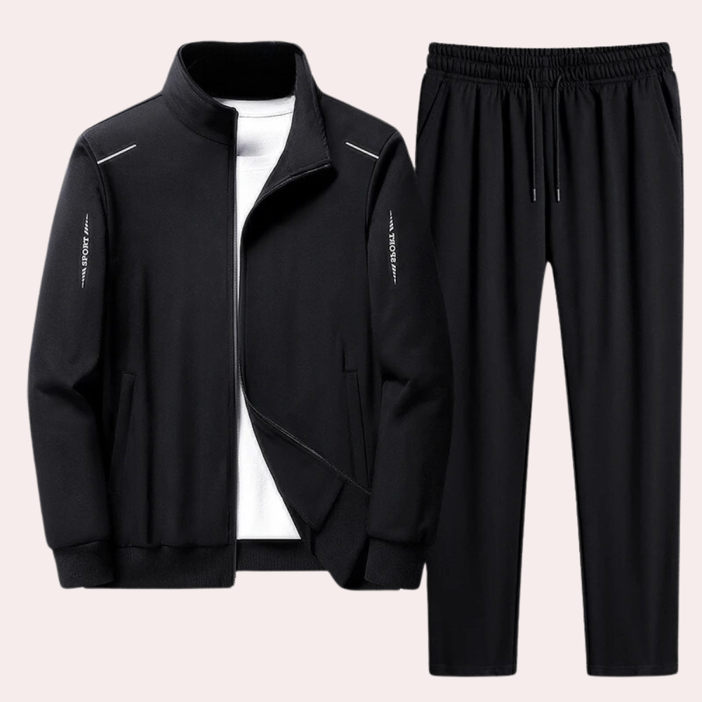Men's 2-Piece Zippered Tracksuit