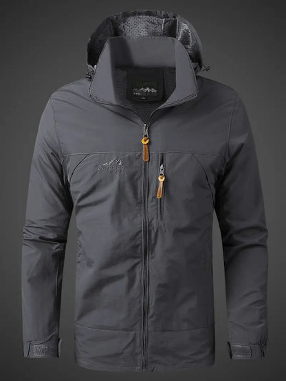 Men's Waterproof Outdoor Jacket with Hood