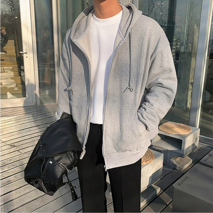 Women's Modern Hooded Jacket with Zipper