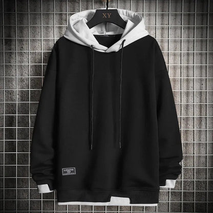 Men's Hoodie Two-Tone Sporty Classic