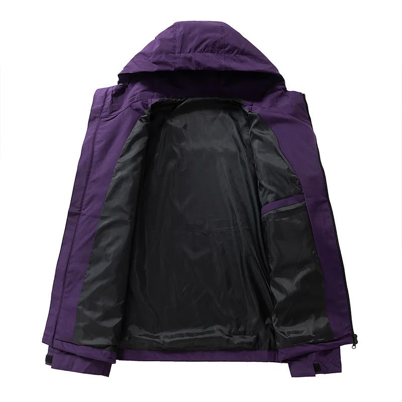 Wandermantel Damen Kapuze Waterproof - IdealeKleiden
