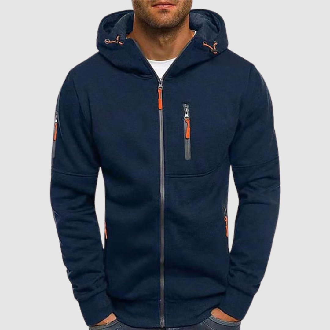 Praktische Herren Windjacke Leicht Reißverschluss - IdealeKleiden