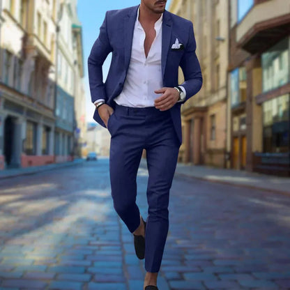 Maßgeschneiderter Herren Anzug Slim Fit Hochzeit - IdealeKleiden