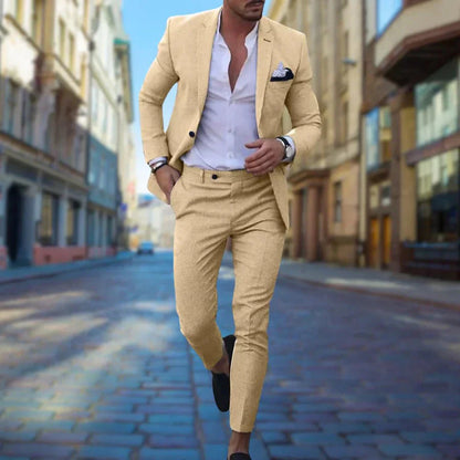 Men's Tailored Suit Slim Fit Wedding