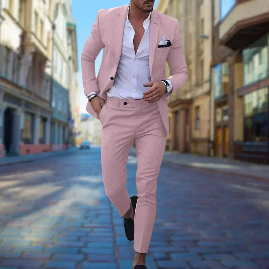 Men's Tailored Suit Slim Fit Wedding