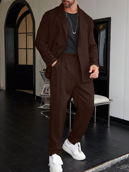 Men's Relaxed Fit Two-Piece Suit