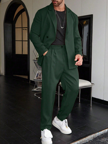 Men's Relaxed Fit Two-Piece Suit