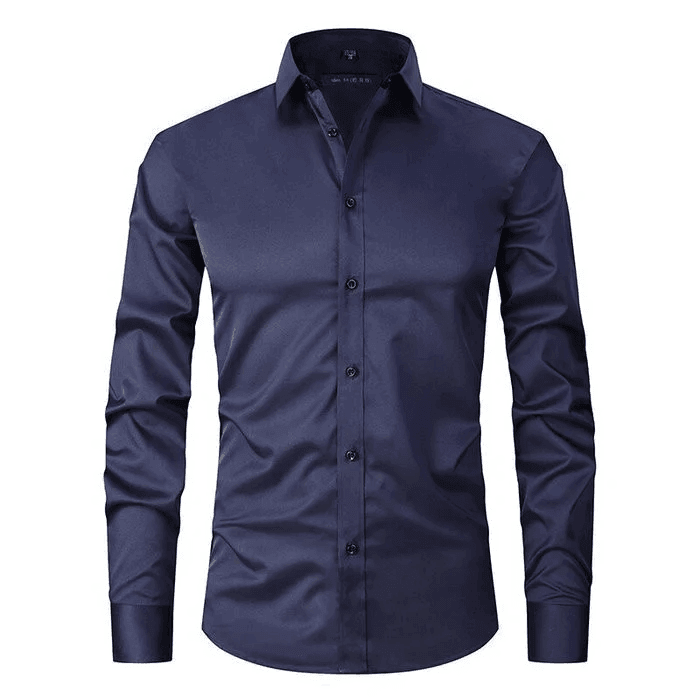 Men's Oxford Shirt Wrinkle-Free Buttons
