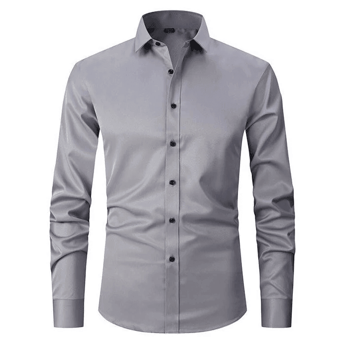 Men's Oxford Shirt Wrinkle-Free Buttons