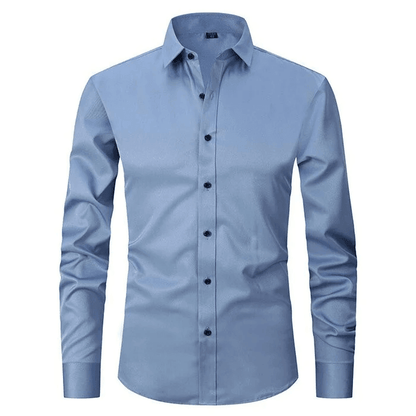 Men's Oxford Shirt Wrinkle-Free Buttons