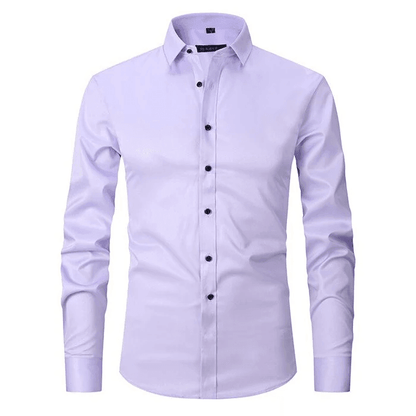 Men's Oxford Shirt Wrinkle-Free Buttons