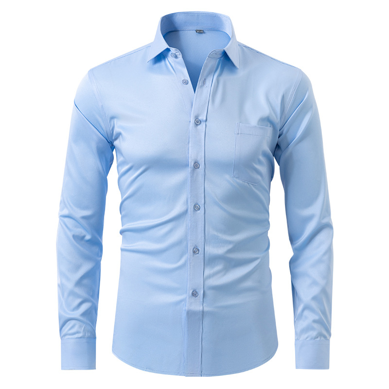 Men's Oxford Shirt Wrinkle-Free Buttons