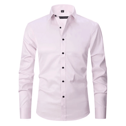 Men's Oxford Shirt Wrinkle-Free Buttons
