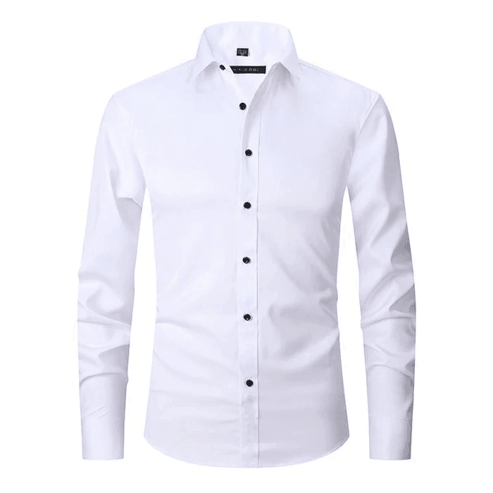 Men's Oxford Shirt Wrinkle-Free Buttons