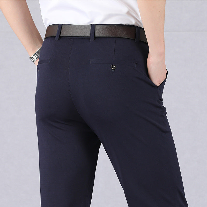 Men's Suit Trousers Slim Fit Stretch