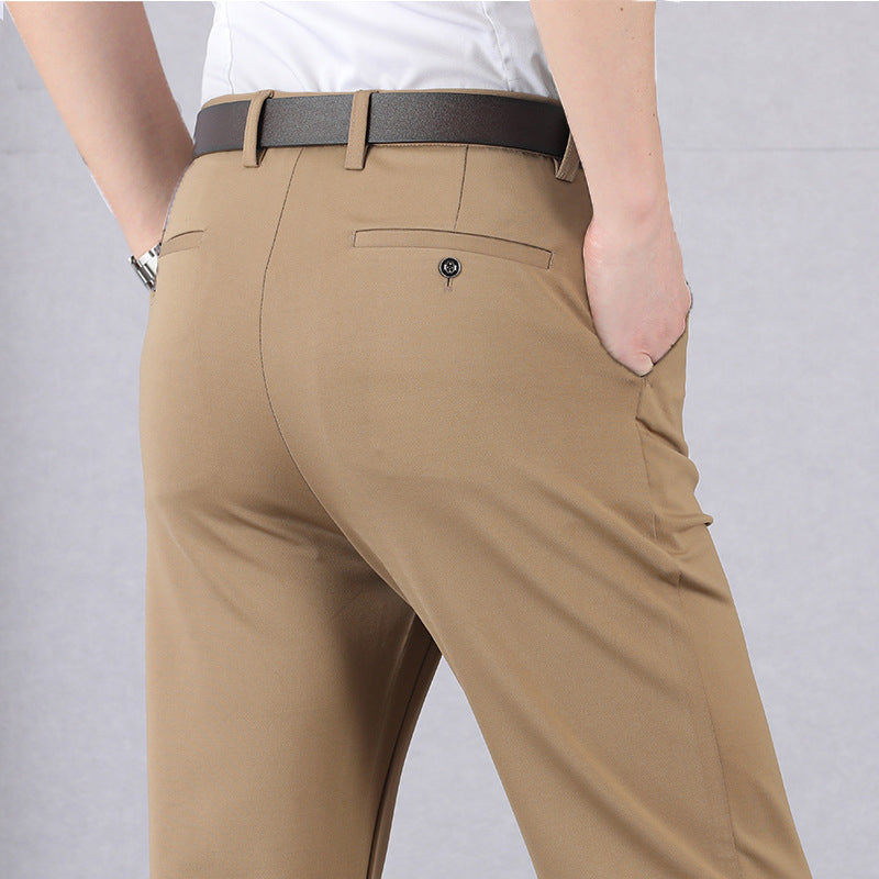 Men's Suit Trousers Slim Fit Stretch