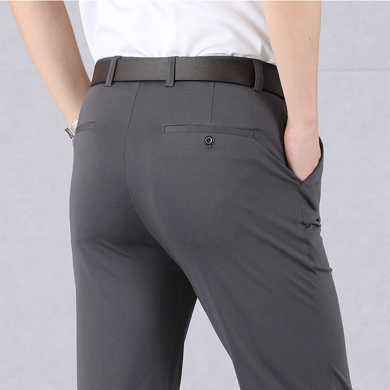 Men's Suit Trousers Slim Fit Stretch