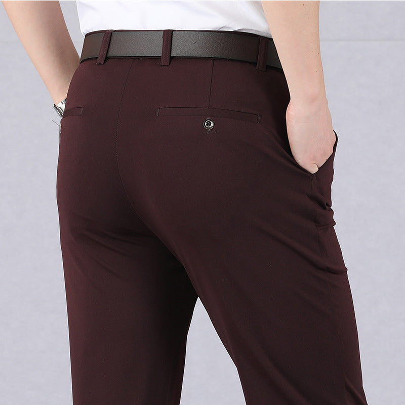 Men's Suit Trousers Slim Fit Stretch