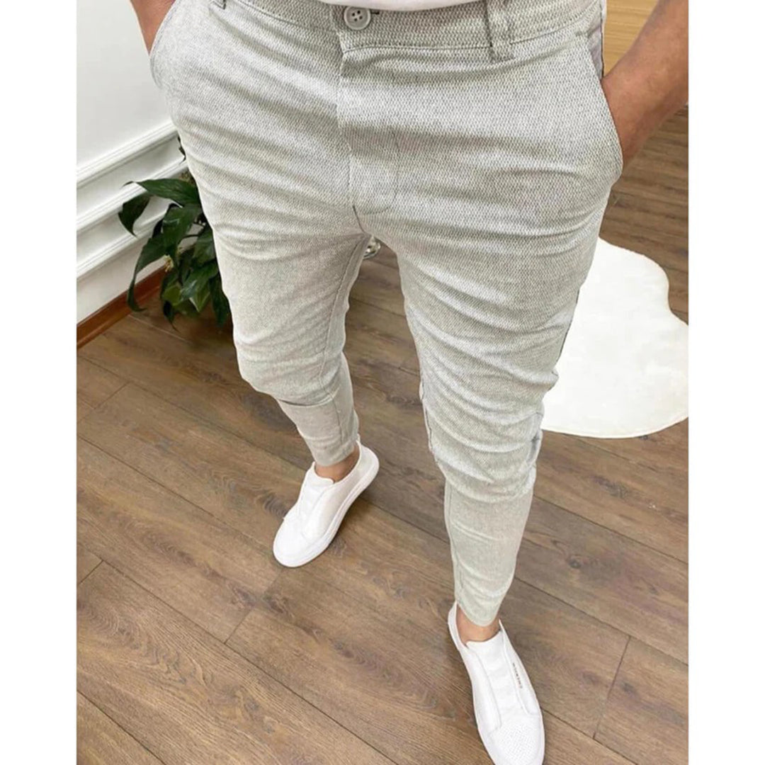 Men's Chino Trousers Slim Fit Stretch