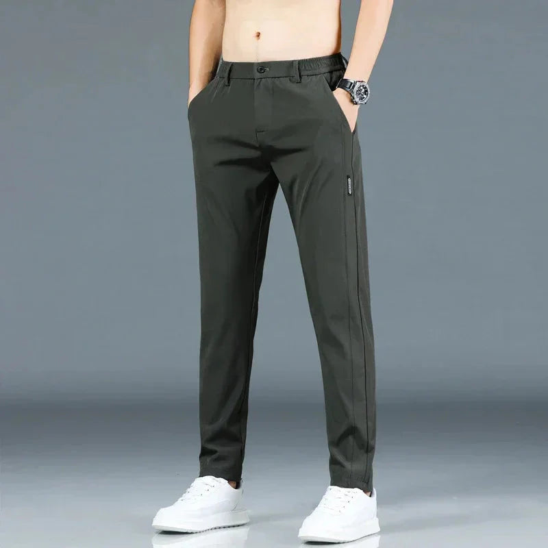 Men's Casual Pants Elastic Slim