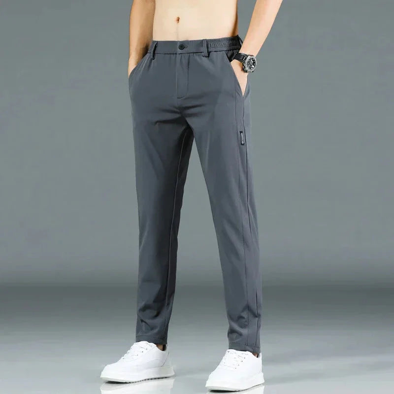 Men's Casual Pants Elastic Slim