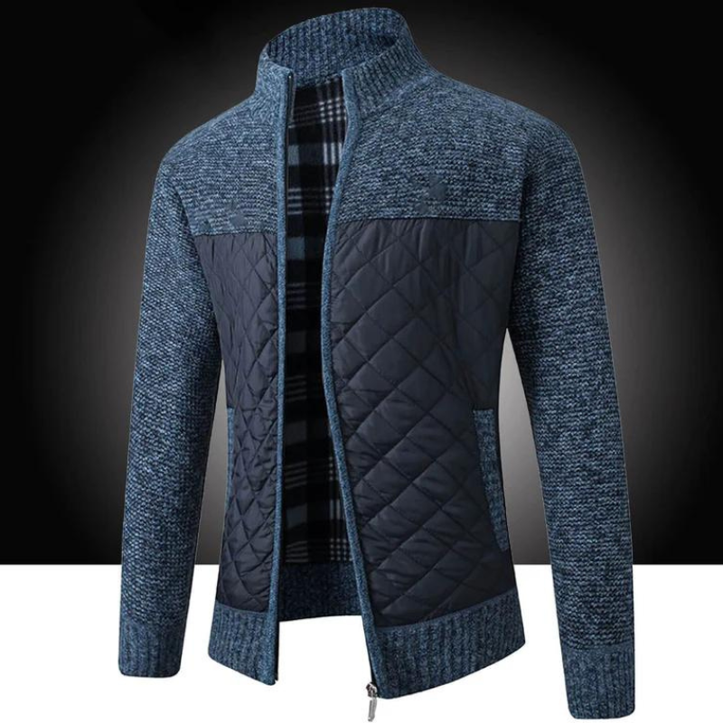 Men's Quilted Jacket Lightweight Zipper