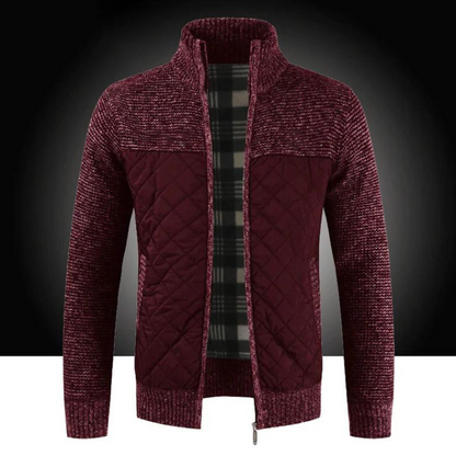 Men's Quilted Jacket Lightweight Zipper